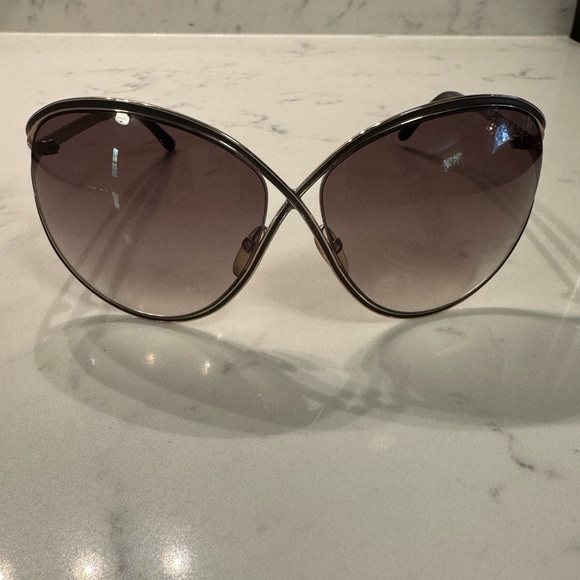 Tom Ford Elegant Sienna Color Miranda Sunglasses